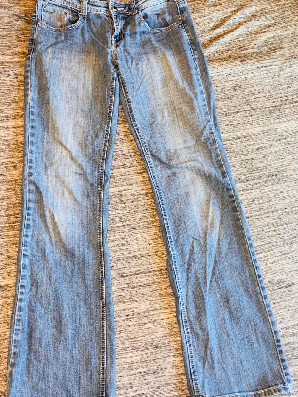Cowgirl Tuff Light Blue Flare Jeans